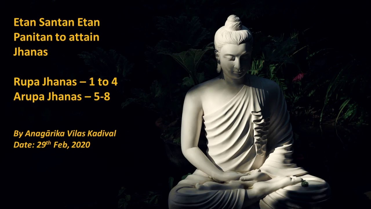 Attaining 1-8 Jhanas using Etan Santan Etan Panitan