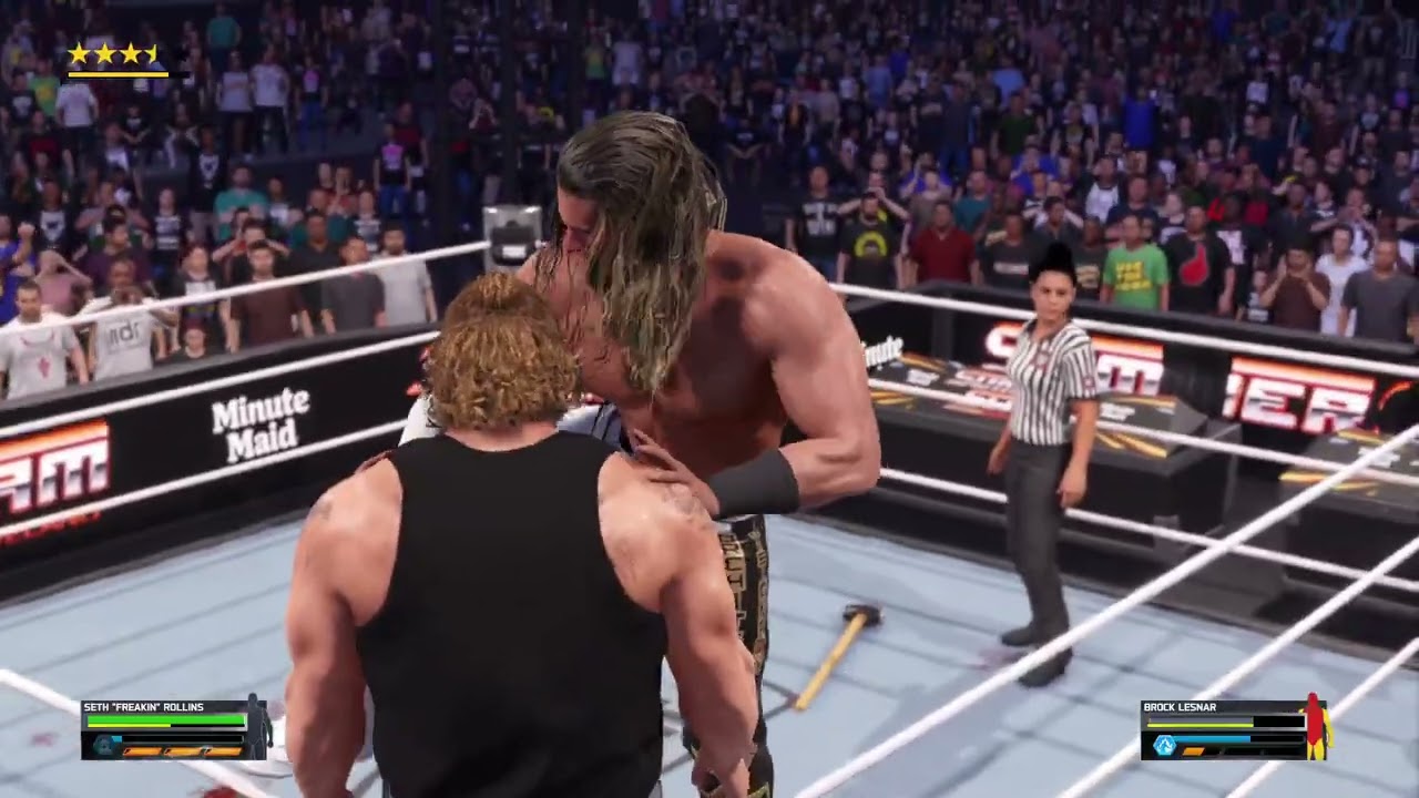 REVENGE IS HERE! 😈 SETH ROLLINS vs BROCK LESNAR: NO DQ GRUDGE MATCH! | WWE 2K25 SUMMER SLAM