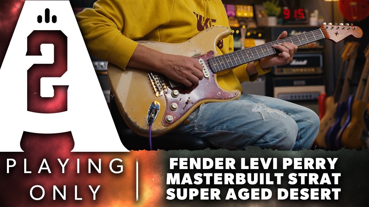 Fender Custom Shop Levi Perry Masterbuilt '63 Strat HSS in Super Aged Desert - Playing Only Demo