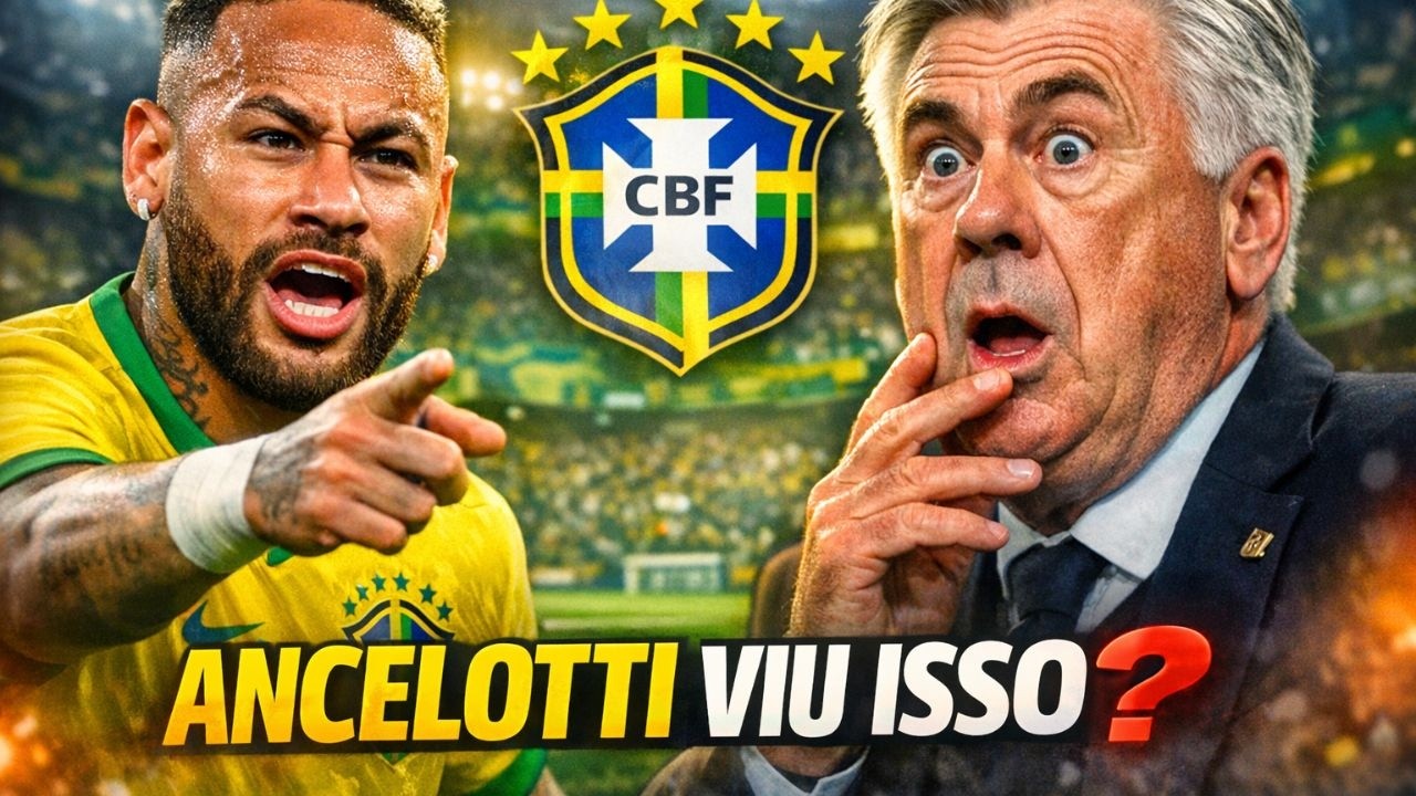 ANCELOTTI REAGE AO MOMENTO DE NEYMAR E O FUTURO NA SELEÇÃO MUDA!