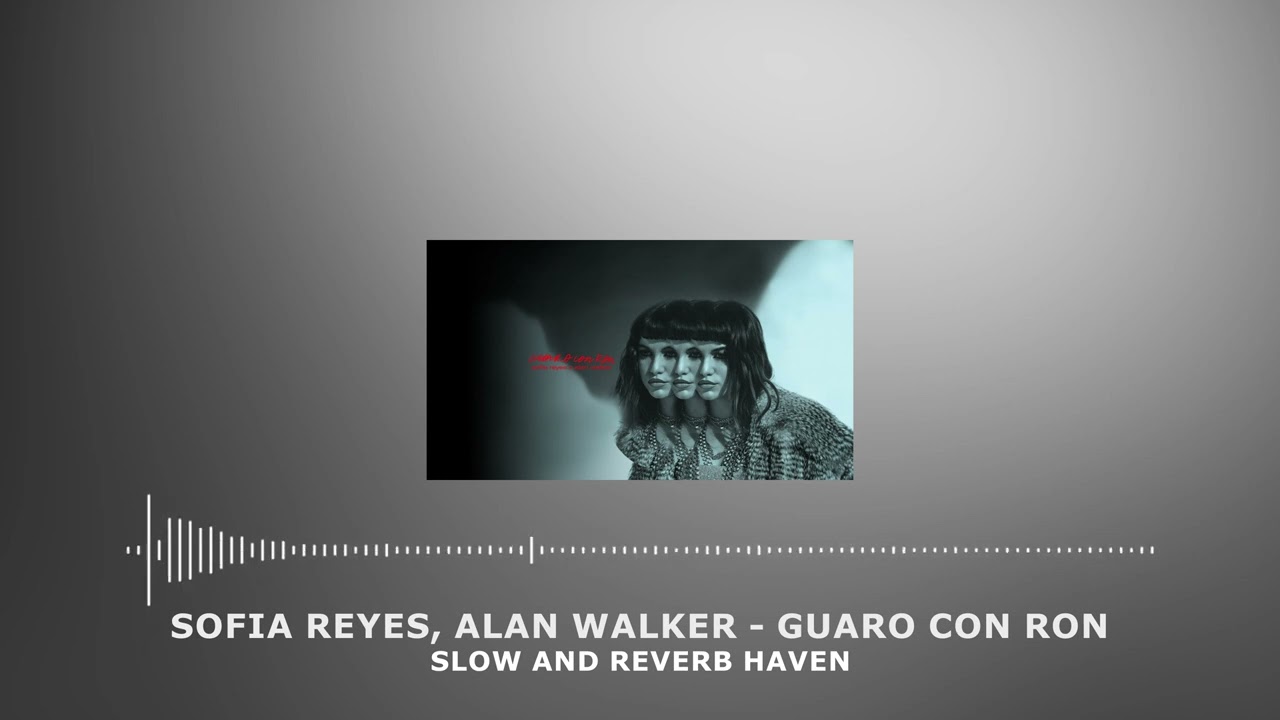 Sofia Reyes, Alan Walker - GUARO CON RON| Slow and Reverb | Relaxing Remix | 4K | HD