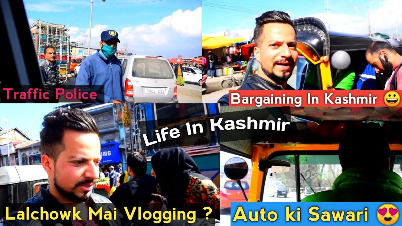 Life in Kashmir | Local Transport Fare ? - Lalchowk Market - Ganta Ghar | Amira Kadal Market Vlog