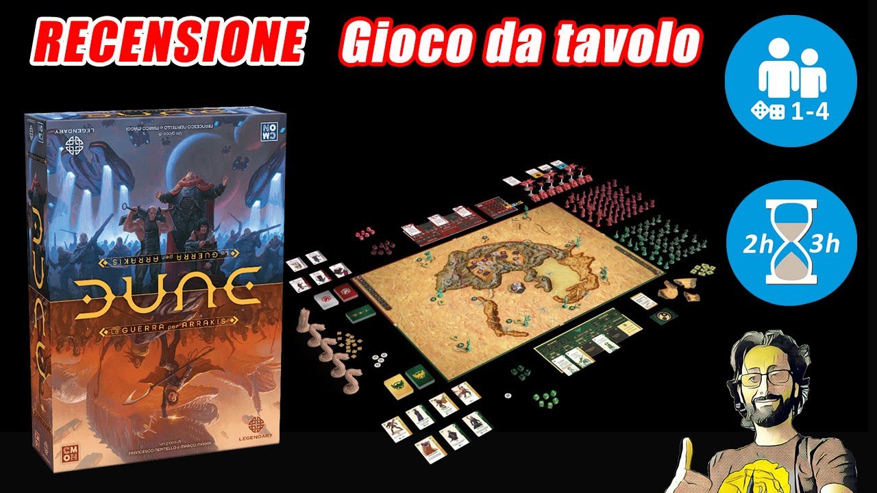 Dune:  La guerra per Arrakis - Recensione - Giochi da Tavolo #DuneLaGuerraPerArrakis