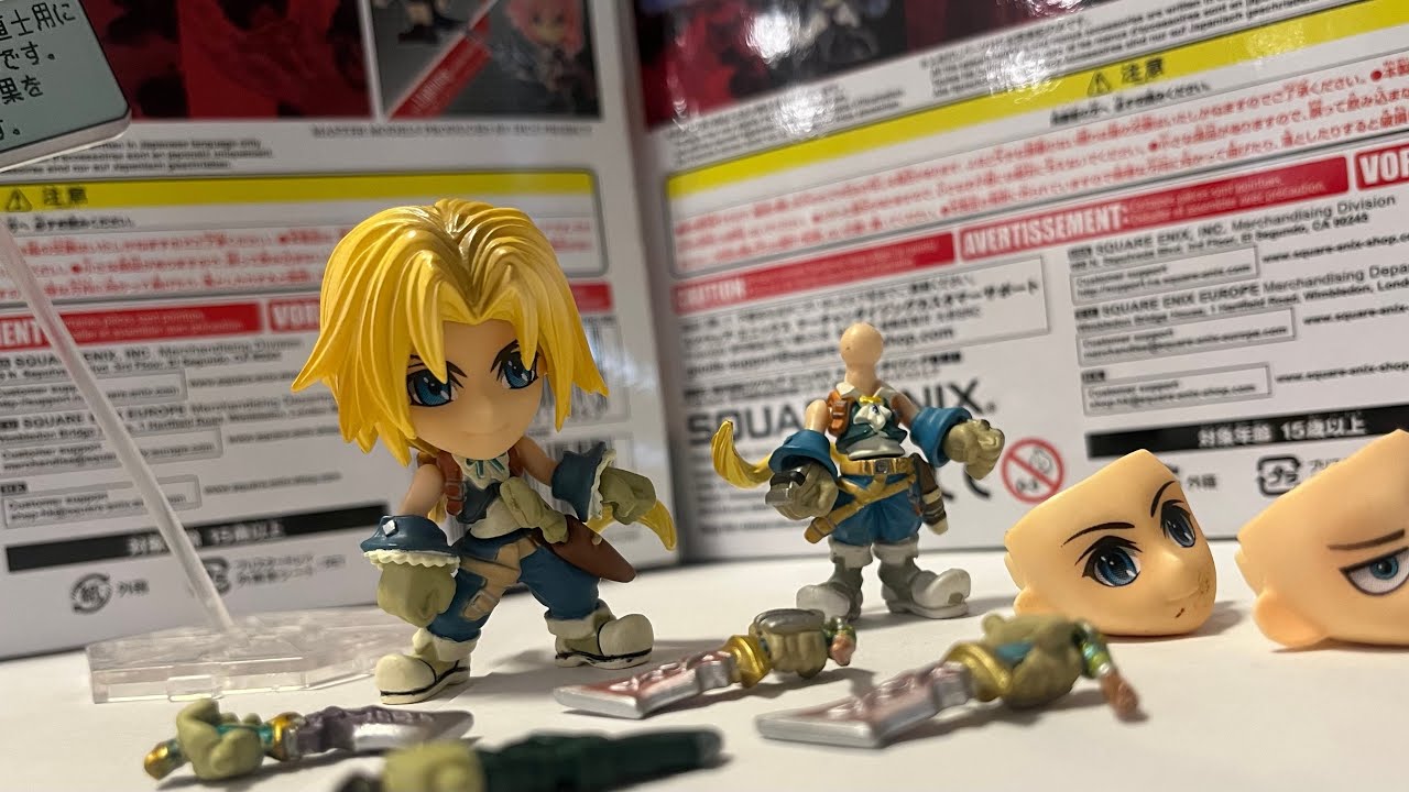 Обзор мини-фигурки Зидана из племени Зидана от Trading Arts Kai Final Fantasy IX (9) Dissidia