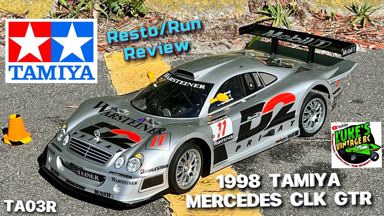 1998 TAMIYA MERCEDES CLK GTR RESTO AND RUN