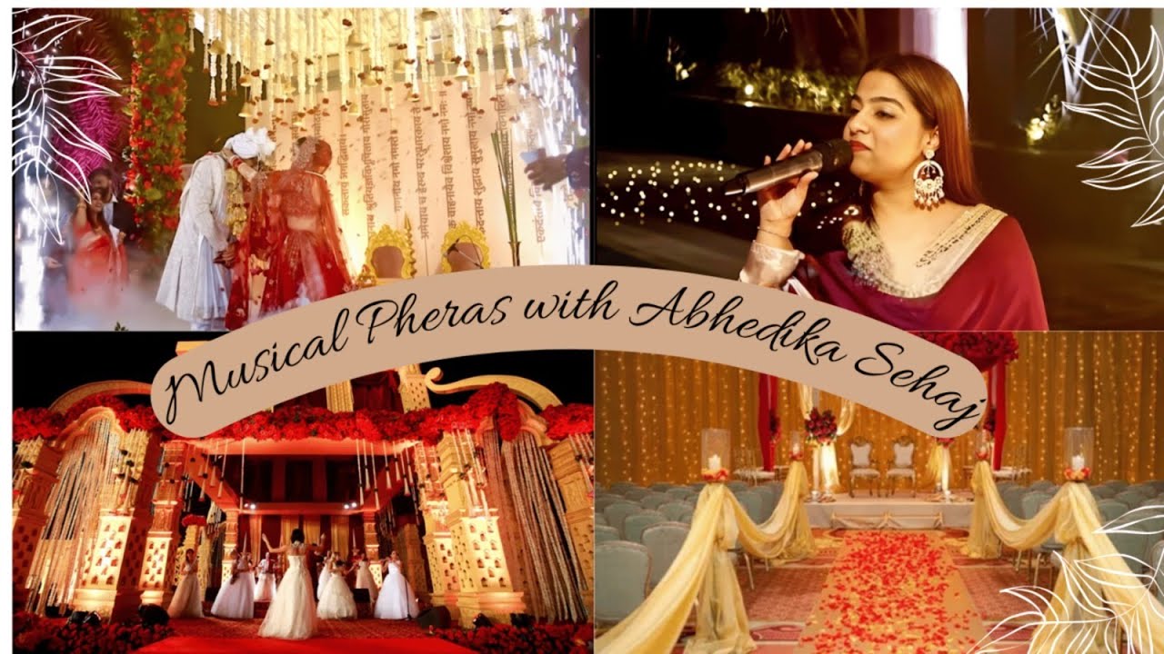 Sacred Wedding Pheras Vibes | Soulful Wedding Phere Moments by Abhedika Sehaj | Delhi#musicalpheras