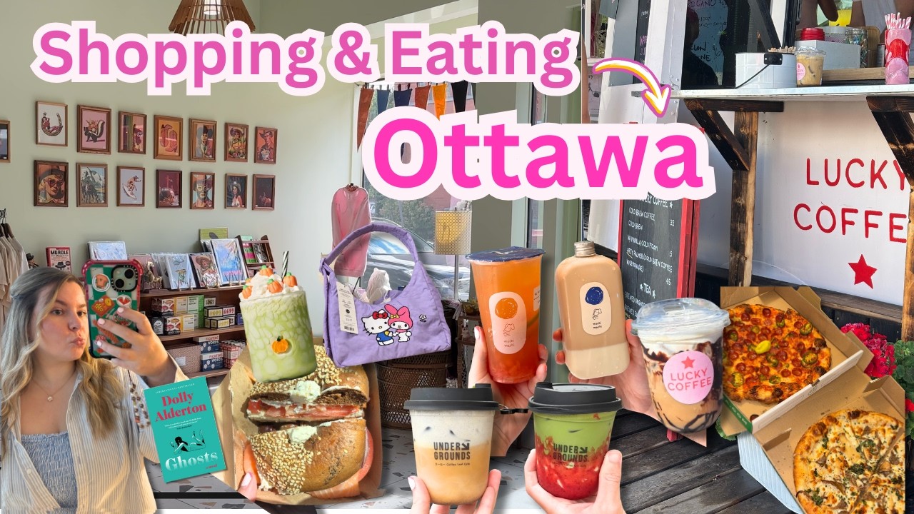 Ottawa Travel Vlog 🥯🛍️ | Shopping, Food Spots & Things To Do!