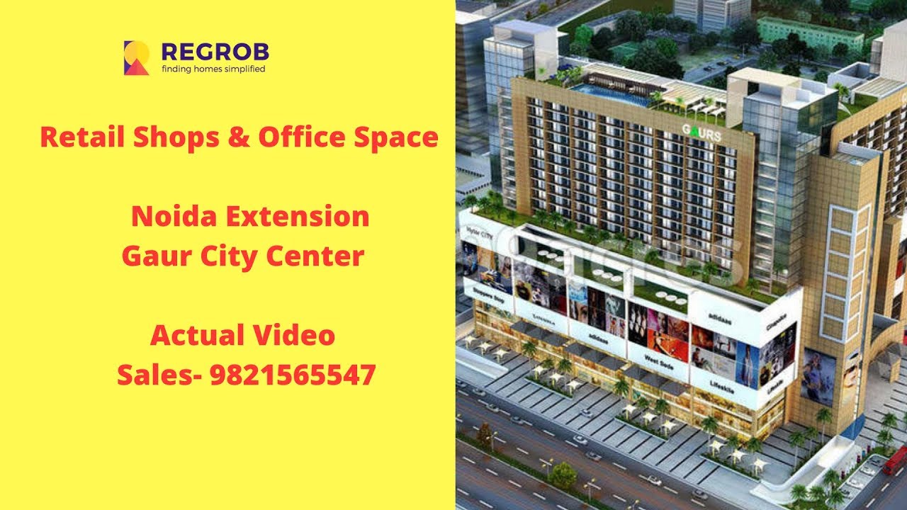 Gaur City Center | ☎7861008808 | Retail shops for Sale in Greater Noida West