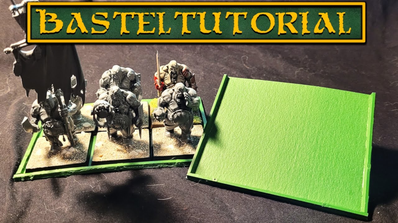 Regimentsbases für Warhammer Fantasy / ToW - Basteltutorial