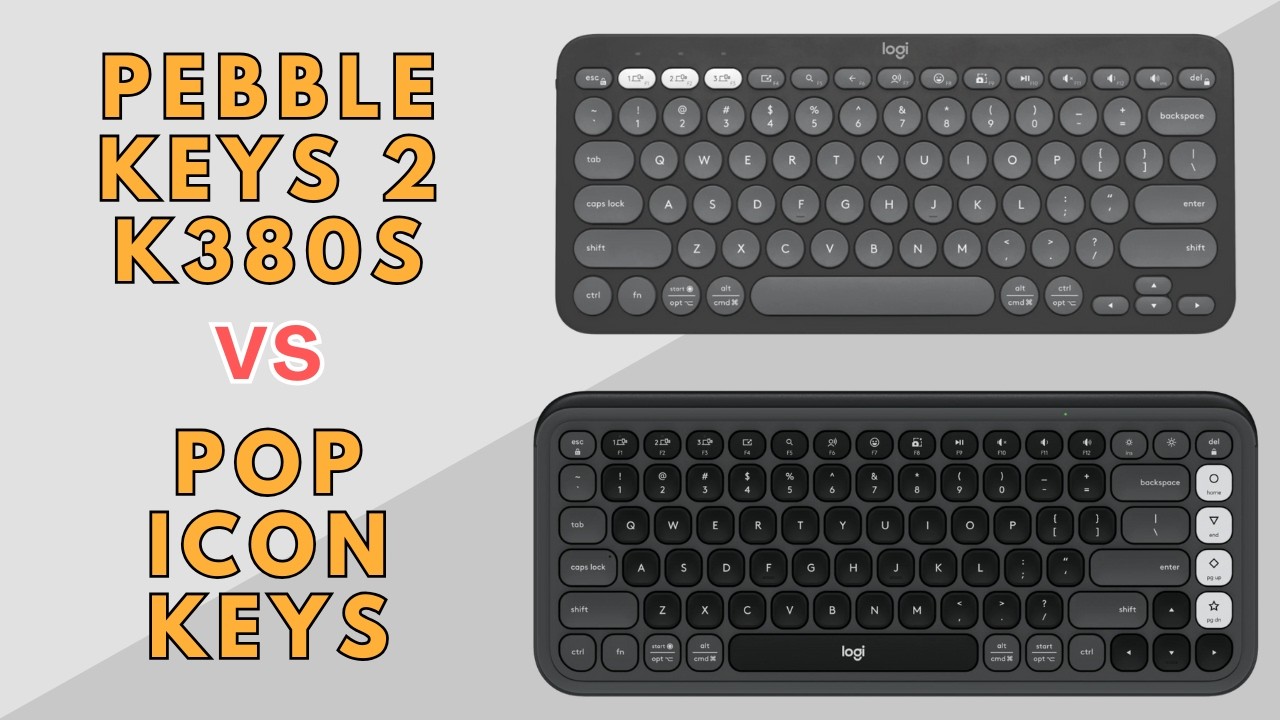 Logitech Pop Icon Keys vs Pebble K380S ¡Descubre sus diferencias!