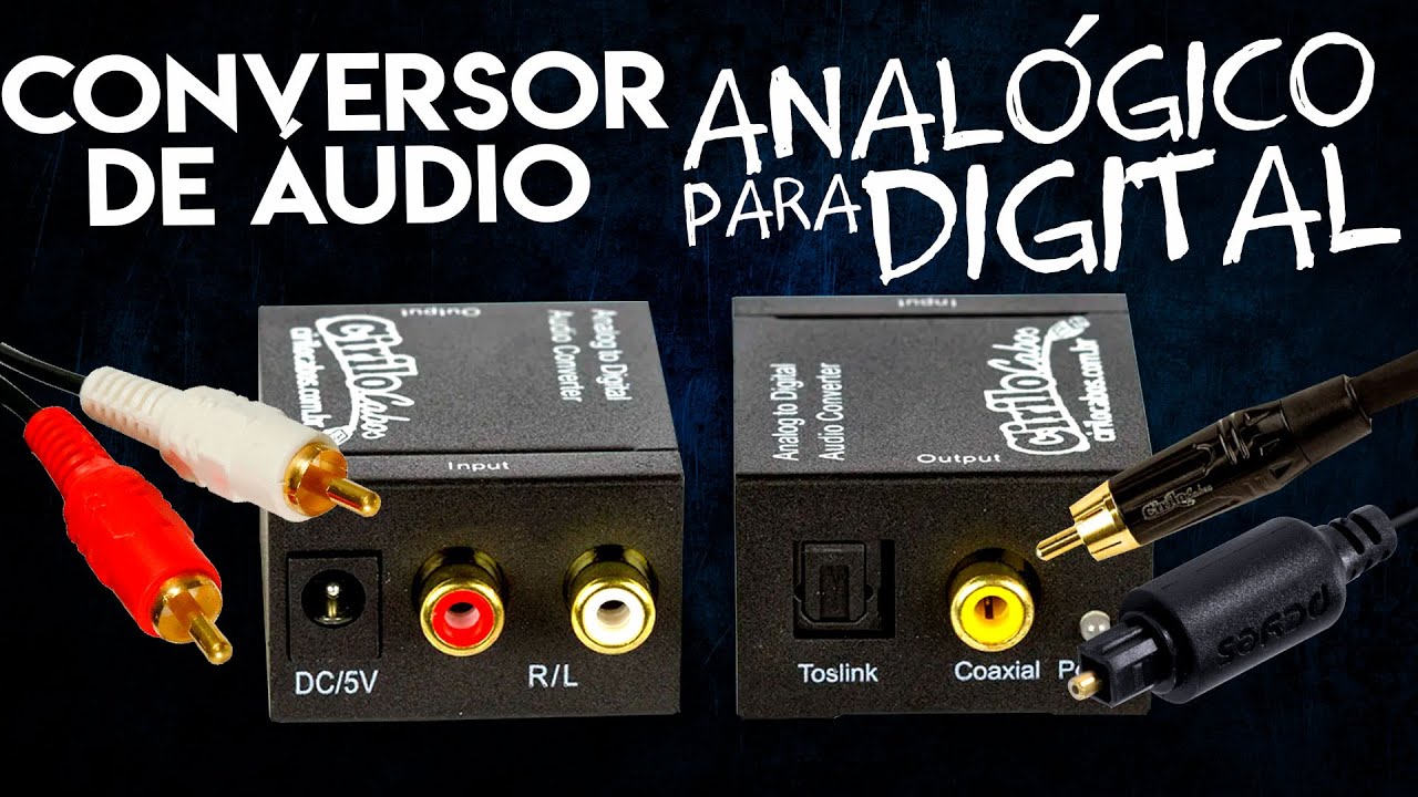 Conversor de Áudio Analógico para Digital | Como Converter o Áudio Analógico em Digital