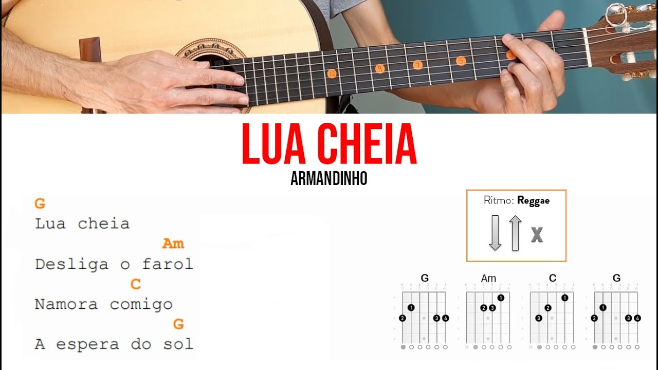 Lua Cheia (Armandinho) como tocar no violão