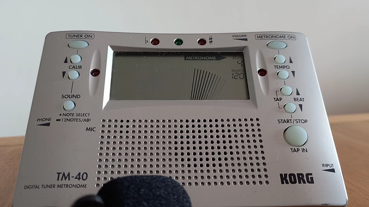 Metrónomo 120 BPM (4/4)