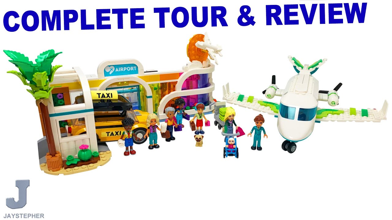LEGO Friends 2025 Heartlake City Airport & Airplane 42656 Unboxing, Tour, & Review