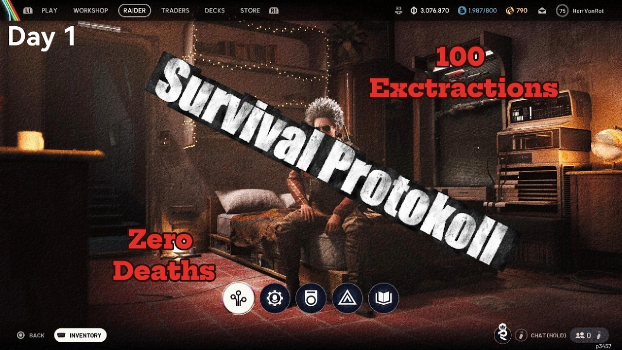Day 1 Survival Protokoll