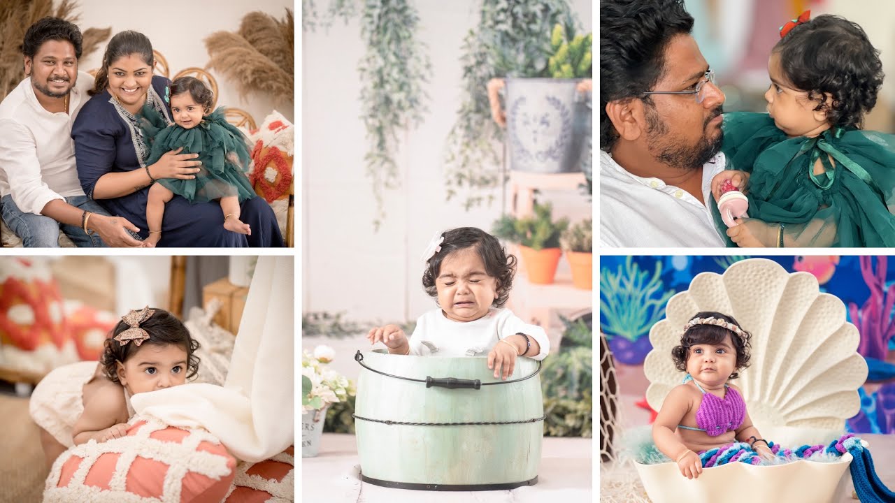 RIYA BABY 8 MONTHS PHOTOSHOOT 🥰❤️// BABY PHOTOSHOOT// 5 DIFFERENT THEMES PHOTOSHOOT…