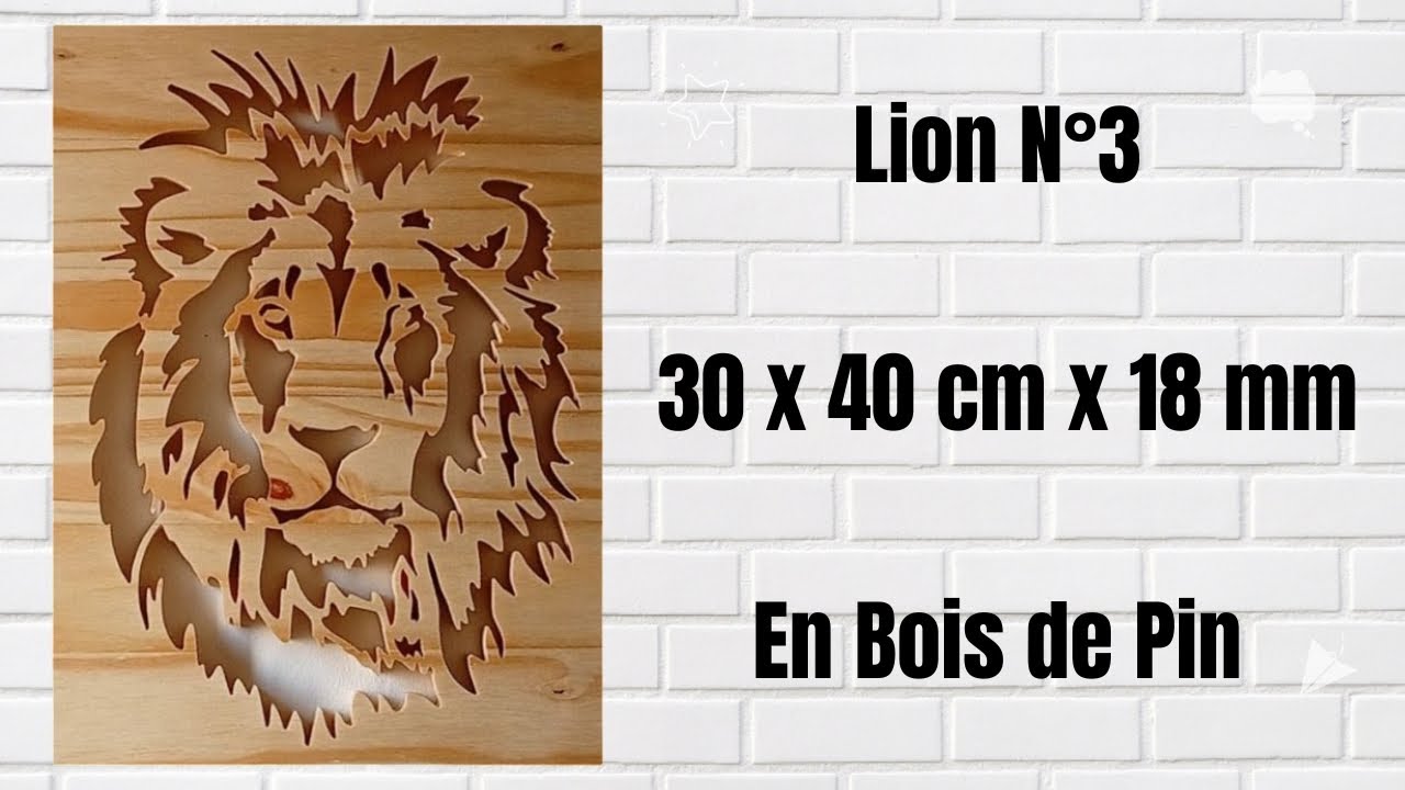 Lion N°3 Chantournage