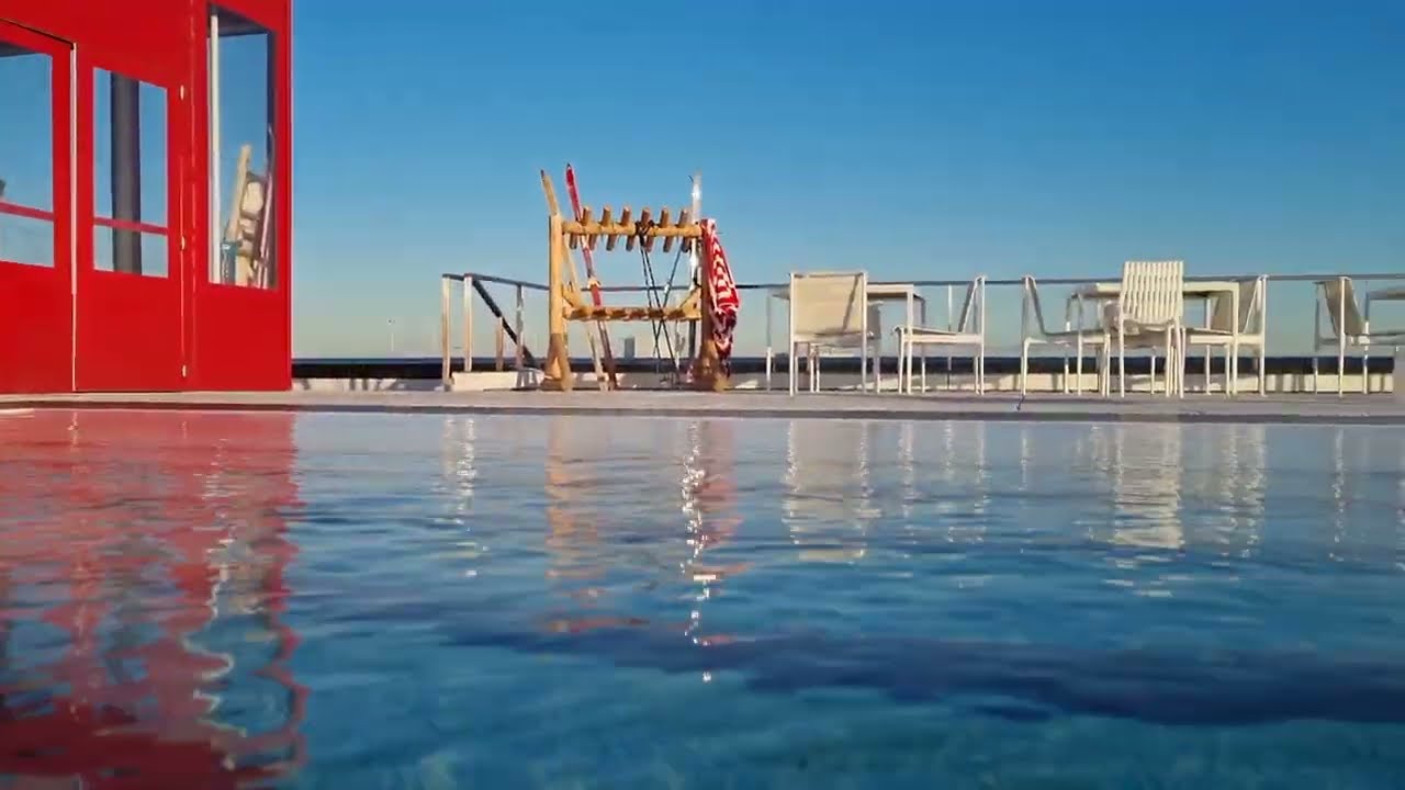 TWA Hotel - Rooftop pool bar and observation deck