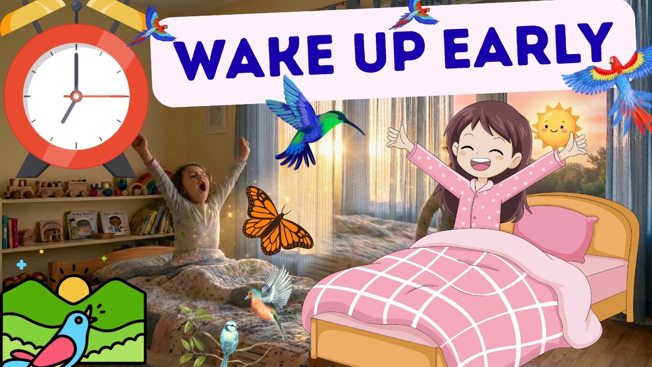 Wake up early II Kids best song II Good morning #kidssongs #kids #kidsvideo