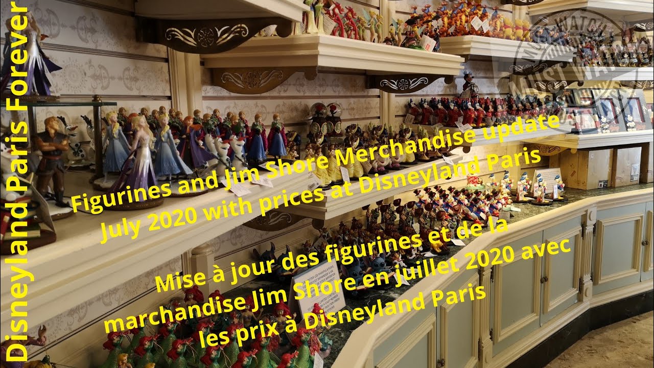 Figurines and Jim Shore Merchandise update July 2020 with prices at Disneyland Paris