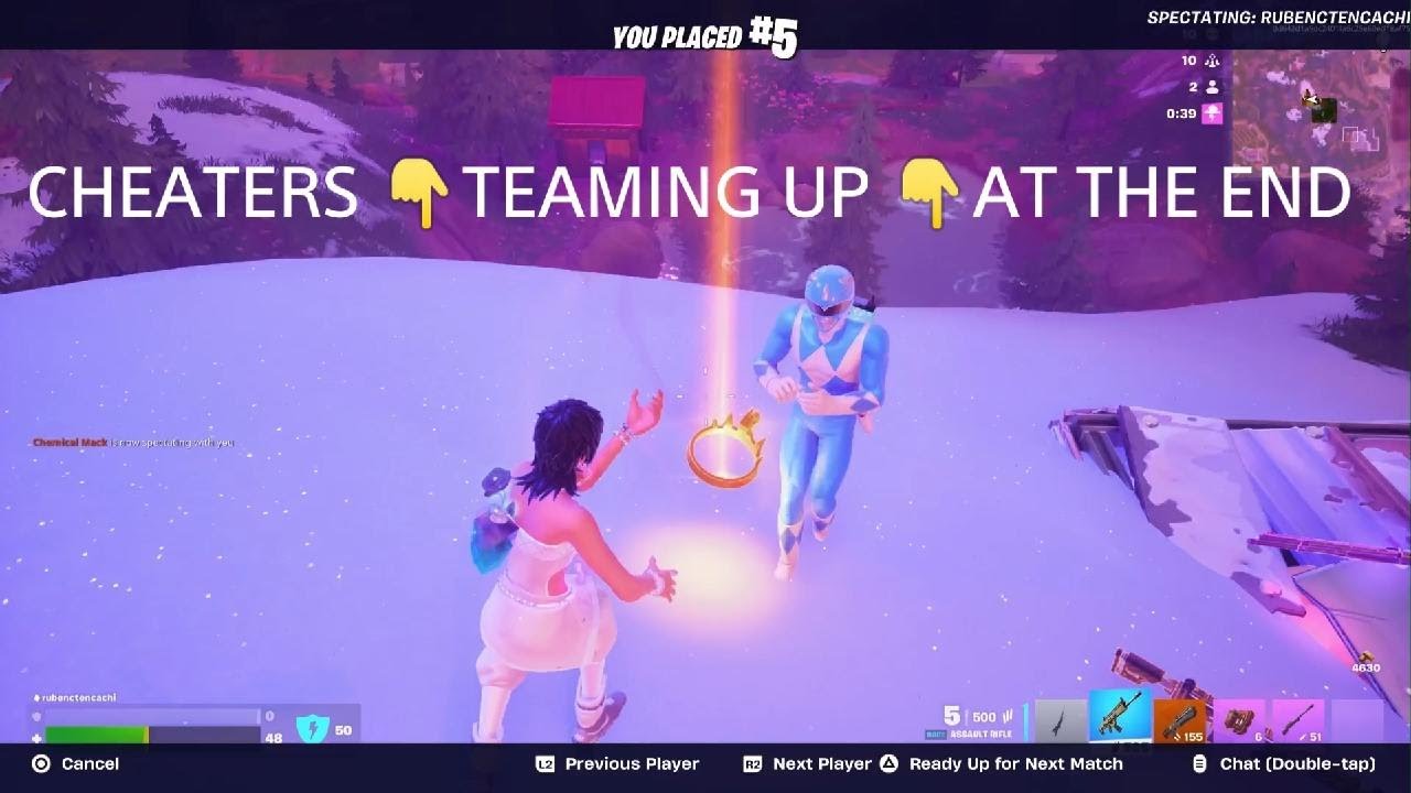 [CVHeesvelde][PROOF OF CHEATING] Killed By CHEATERS At The End THEY TEAMING UP (Banned Them Please)