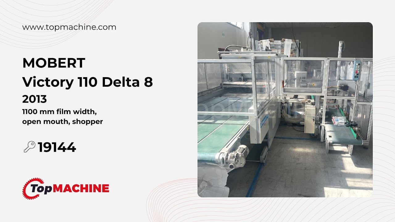 MOBERT Victory 110 Delta 8 Bag making machine used