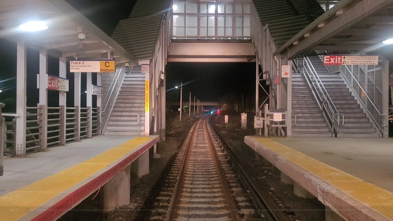 4K/60p: LIRR M3 Front Window Ronkonkoma to The Hillside Facility (Oct 2023)