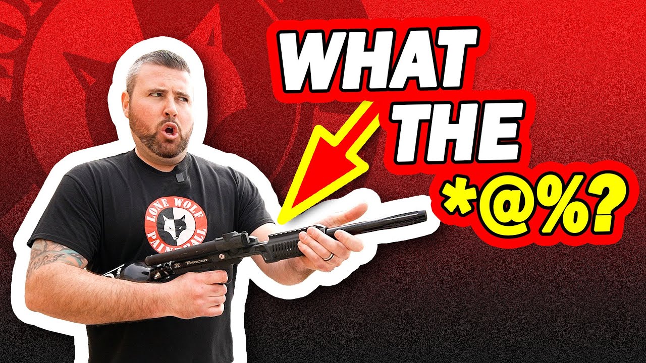 Shooting a Crazy Old Paintball Gun | Lone Wolf Paintball Michigan