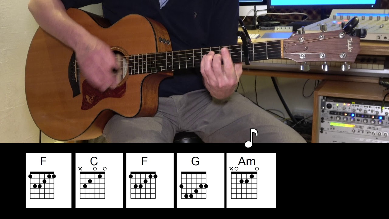 Fireflies - Acoustic Guitar - Owl City - Original Vocal Track - Chords