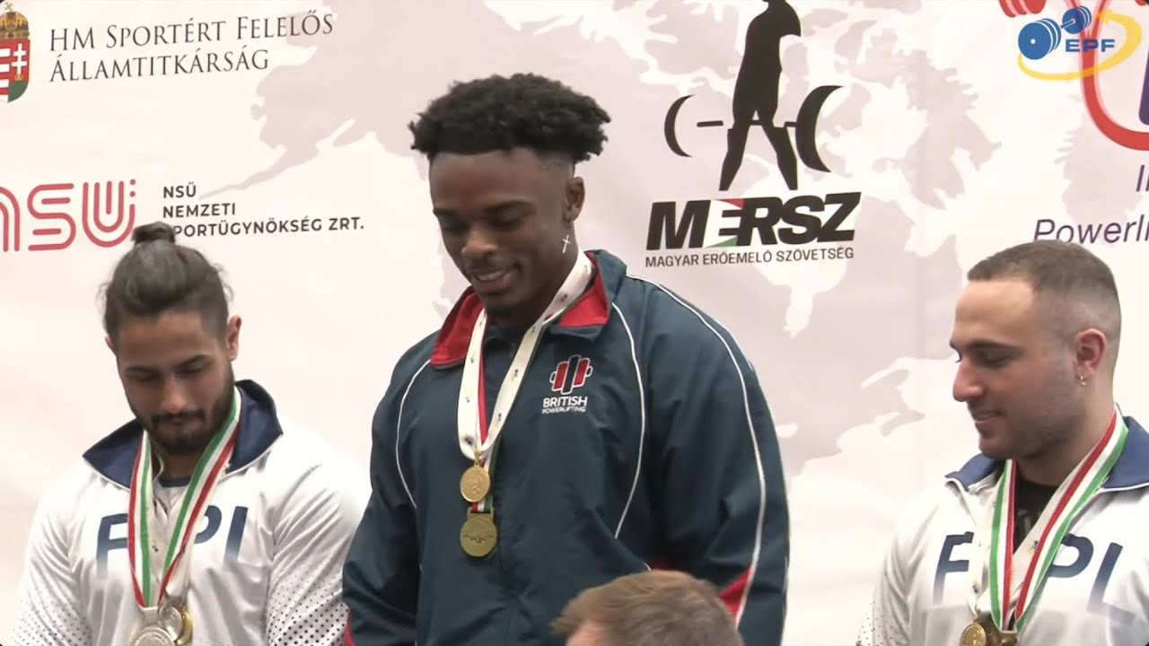 Joey Awala - 1st Place 772.5kg  - 83kg Class 2023 EPF Junior European Championships