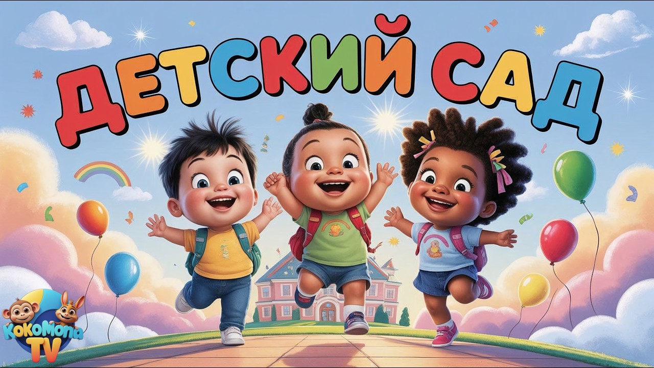 Детский сад - Песенка про детский сад для детей 🎶
