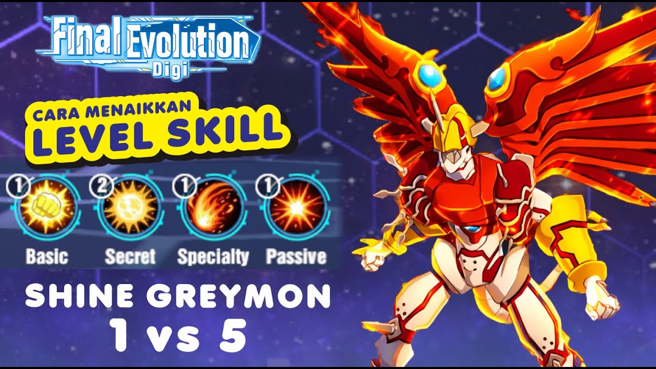 CARA MENAIKKAN SKILL  - Digimon The Final Evolution Digi