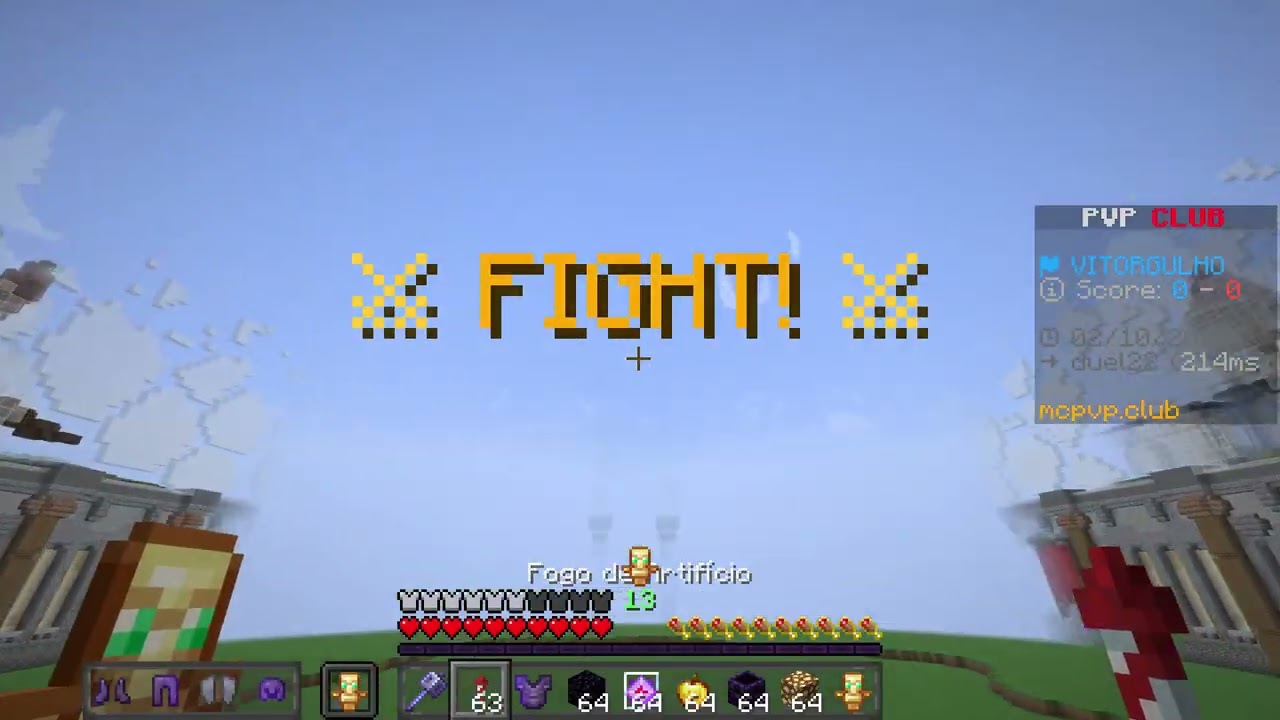 Treinando mcpvp!
