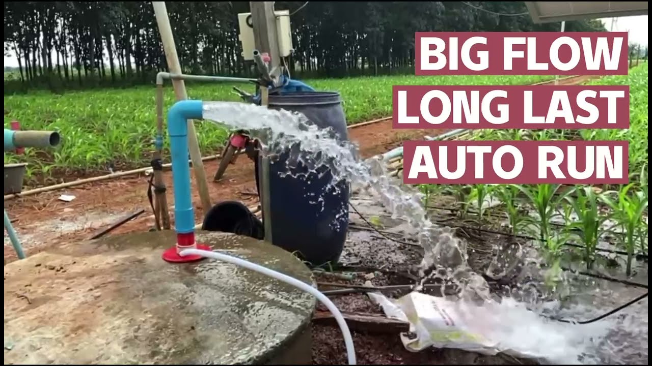 WBS Solar Bore Pump Irrigation System in Thailand - AC/DC Hybrid Submersible Pump