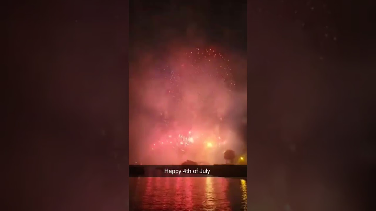 on a boat watching red,white, and boom. capecoral #florida #fireworks #boats