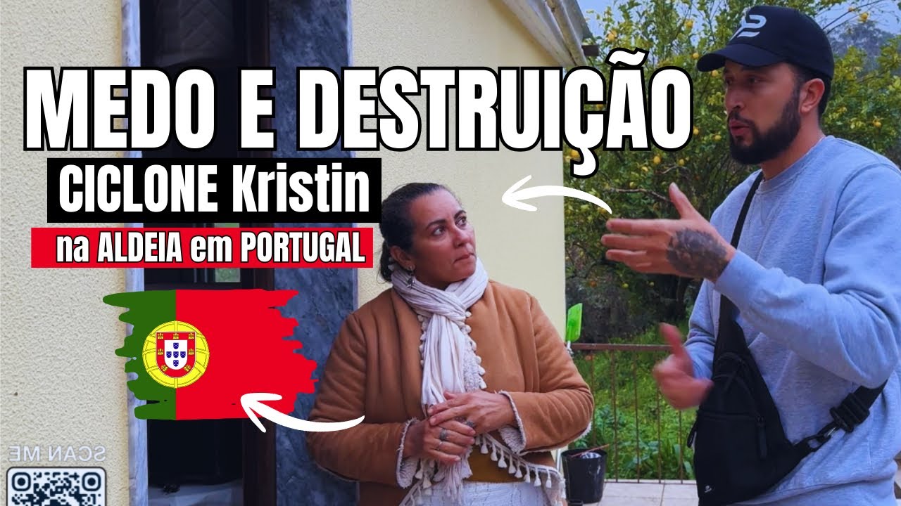 Eles Viveram Um INFERNO no CICLONE KRISTIN  em Pombal, Portugal 🇵🇹 