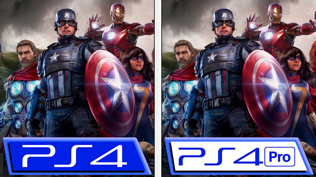 Marvel's Avengers | PS4 - PS4 Pro | 4K Graphics & FPS Comparison | Beta