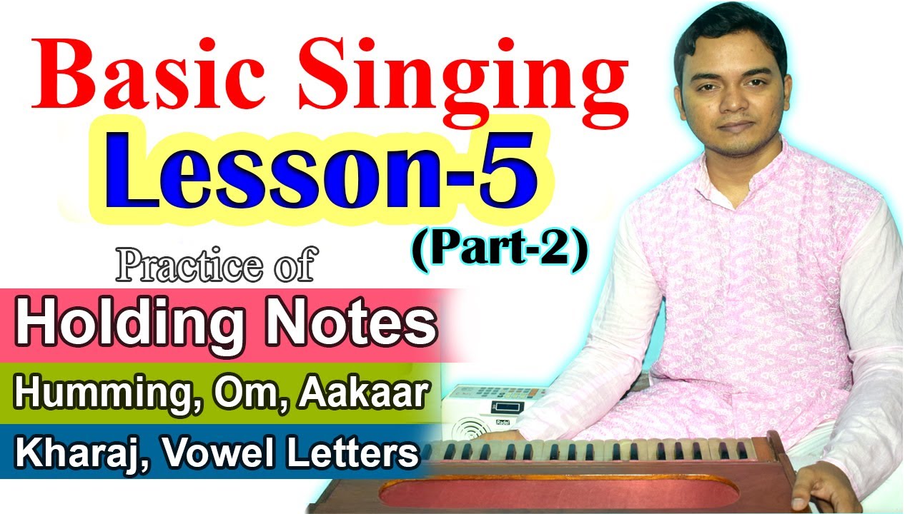 Learn Palta/Alankar Basic Singing Lesson-5 (Part 2) | Holding, Humming, Om, Vowel, Kharaj, Aakaar