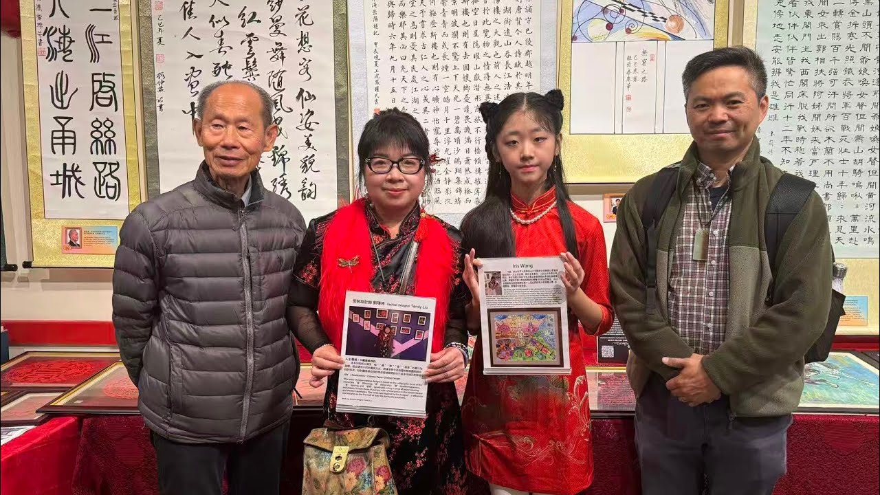 孝情書畫展Chinatown Filial Piety Calligraphy and Painting Exhibition#nyc#newyork#chinatown#art#show#peace
