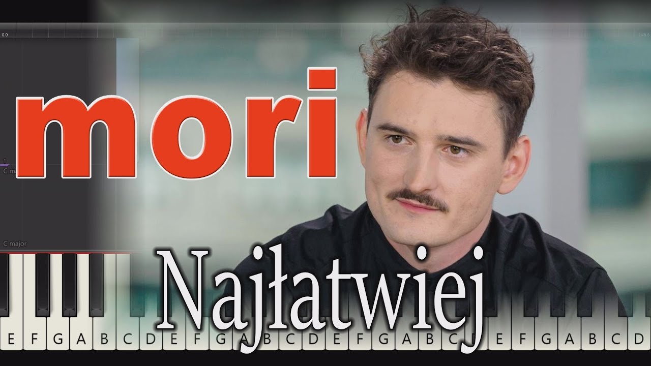 mori · Dawid Podsiadło - łatwa-podkład-pianino-piano-cover-keyboard-tutorial-nuty-midi-karaoke-tekst