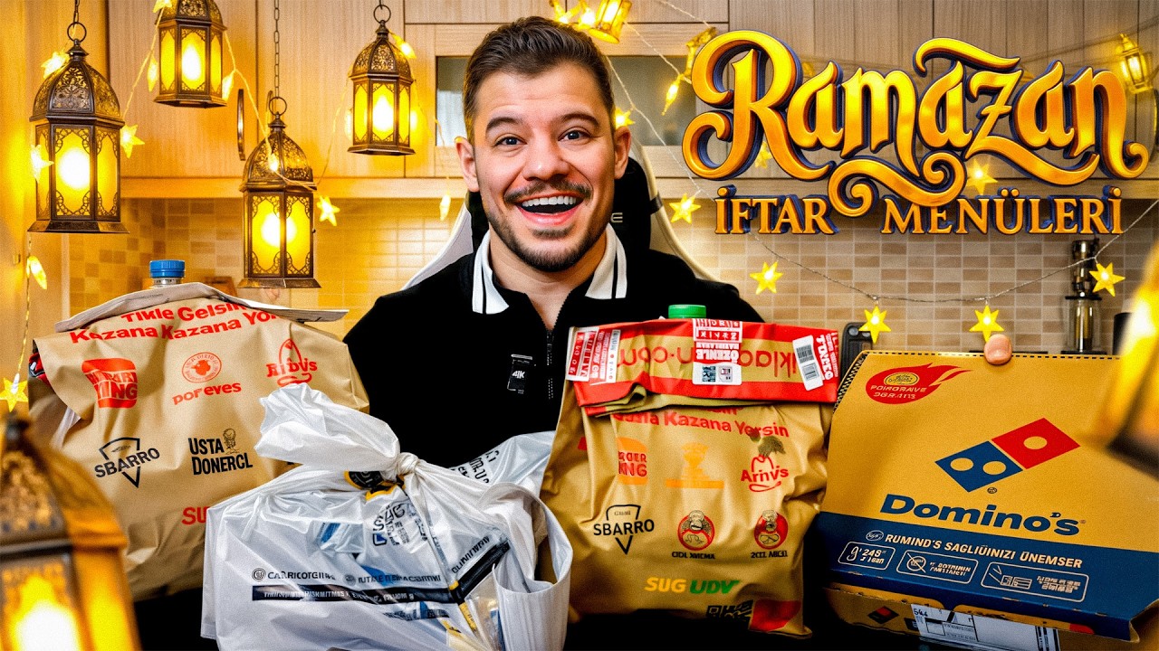 2026 FAST FOOD RAMAZAN İFTAR MENÜLERİNİ YEDİM !