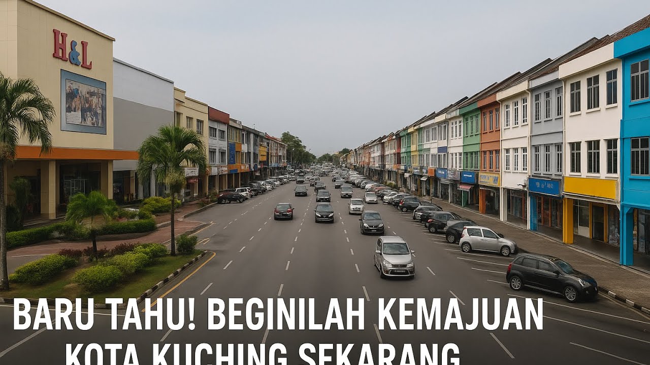 “Baru Tahu! Beginilah Kemajuan Kota Kuching Sekarang…”