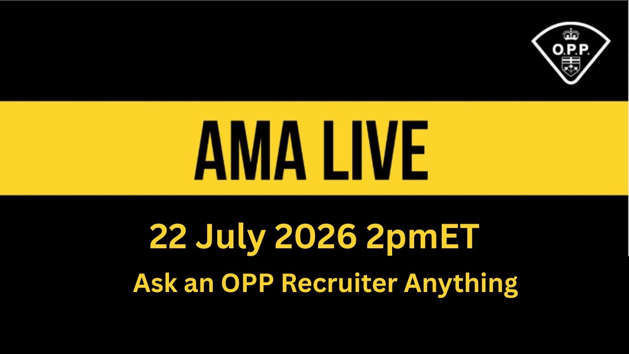 Want to become an OPP Officer? Ask a Recruiter Anything on 
