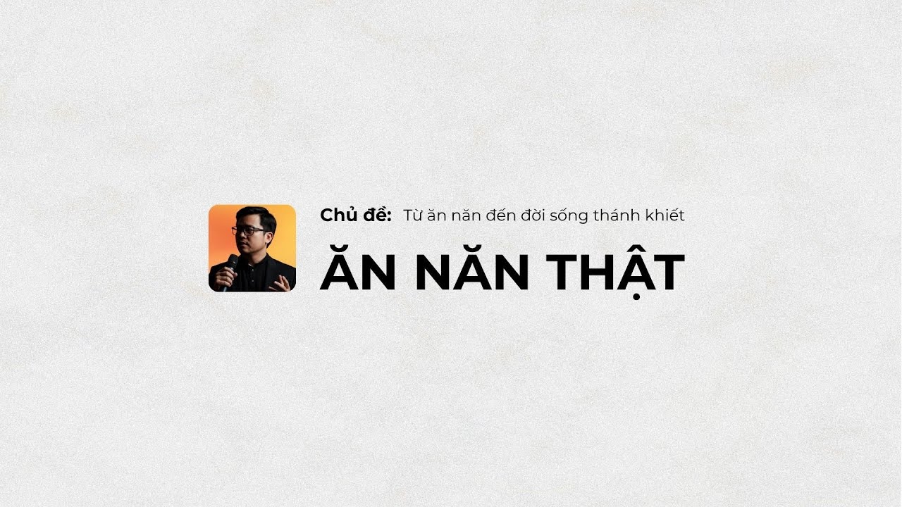 Ăn Năn Thật