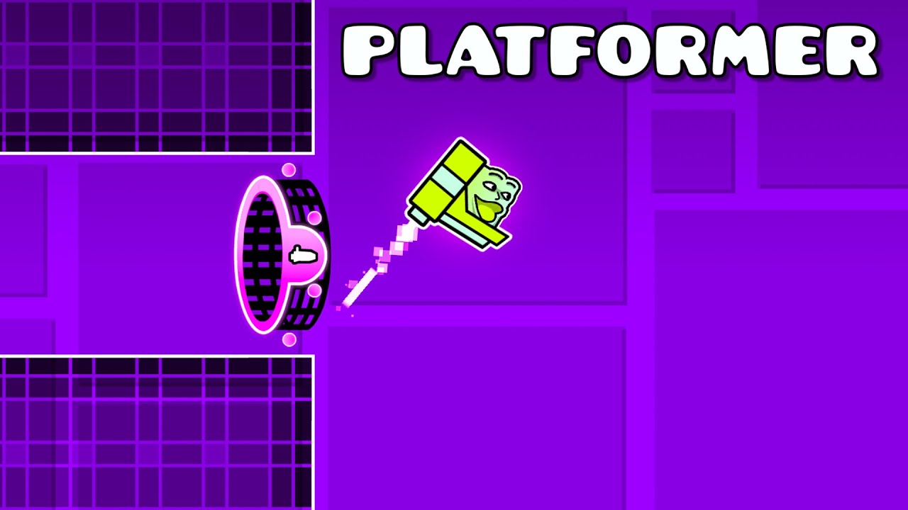 Geometry Dash, BUT in PLATFORMER Mode!