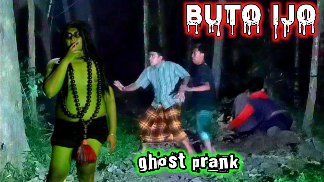 Tahan tawa ‼️Prank buto ijo lucu😅 || terngakak