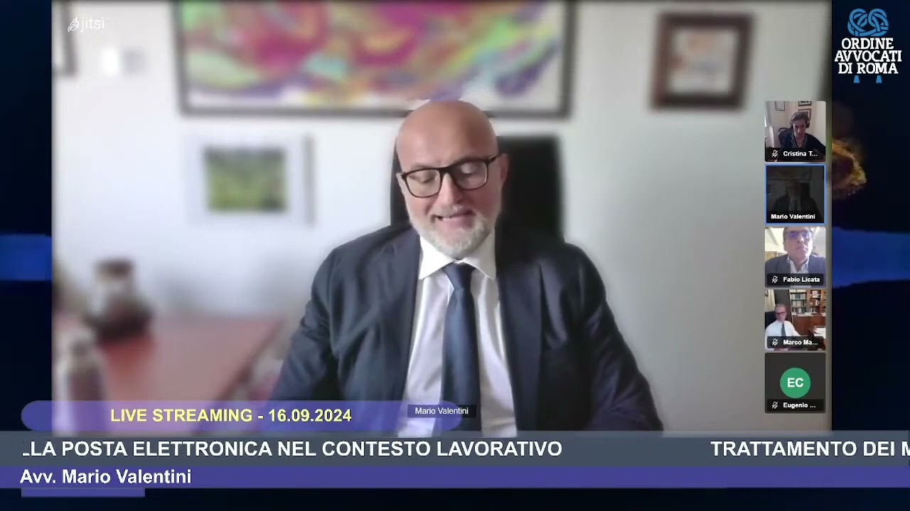 TRATTAMENTO DEI METADATI E GESTIONE DELLA POSTA ELETTRONICA NEL CONTESTO LAVORATIVO - 16.09.2024
