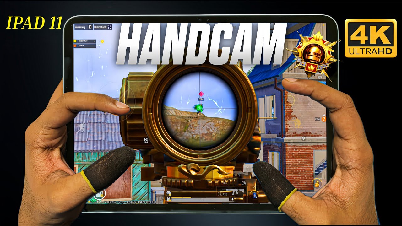 iPad 11 A16 😍 BGMI HANDCAM Smooth + 60 FPS 🔥 pubg test / Gameplay/ Best sensitivity