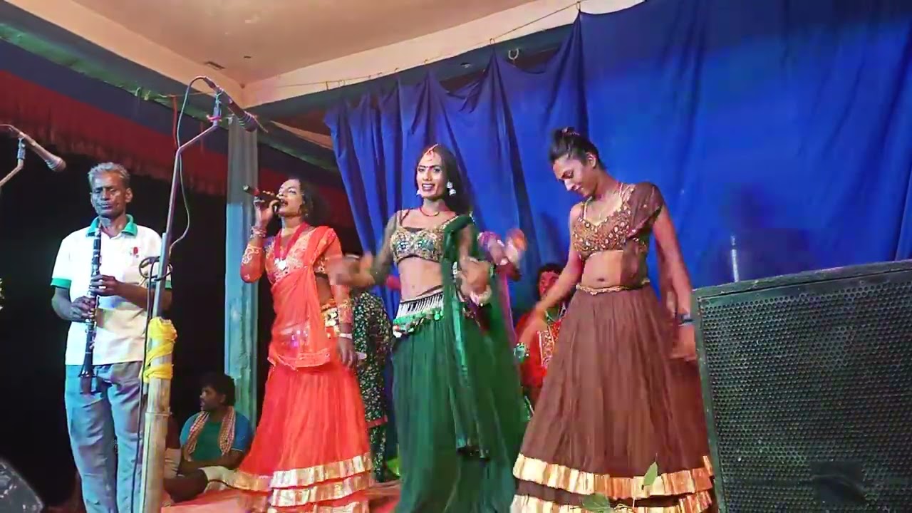 कुमार बृजभान मैथिली नाच भेड़िया रामपुरा गांव सिरहा जिला नेपाल Nach bhedhiya Rampura nach