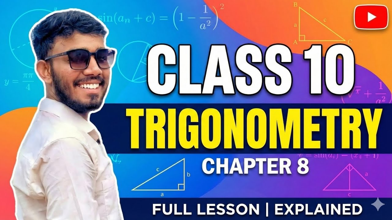 Trigonometry Made Easy 😍 | Class 10 Chapter 8 | All Identities & Tricks